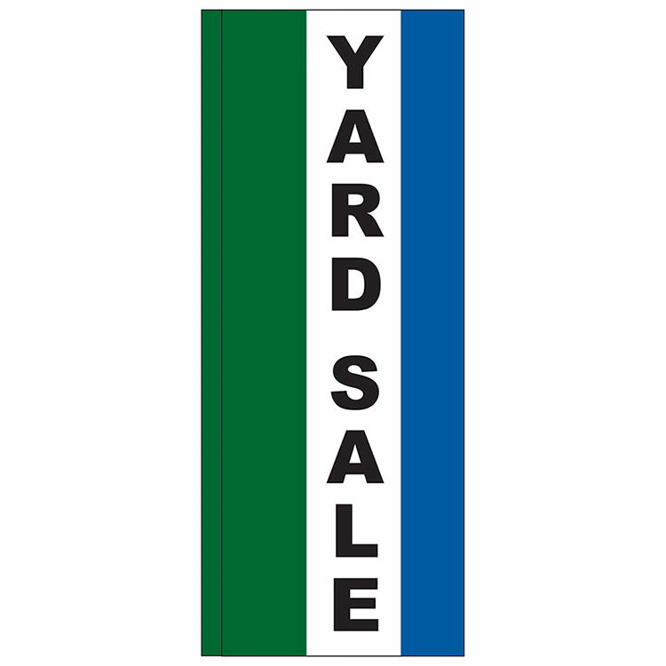 "YARD SALE" 3' x 8' Message Feather Flag