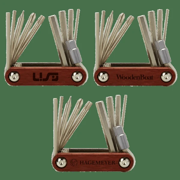 Bandelier 10-in-1 Folding Tool with Rosewood Handle 1