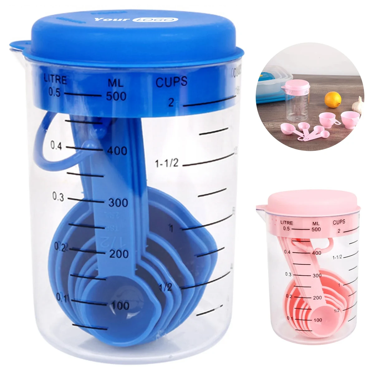 Polypropylene Measuring Spoon And Cup Set 1