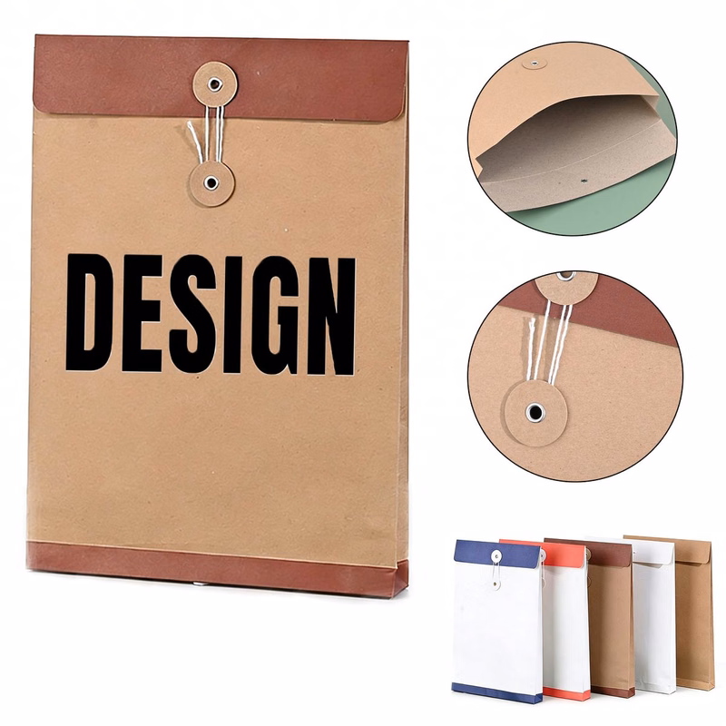 Self-Sealing Thickened Kraft Document Bag