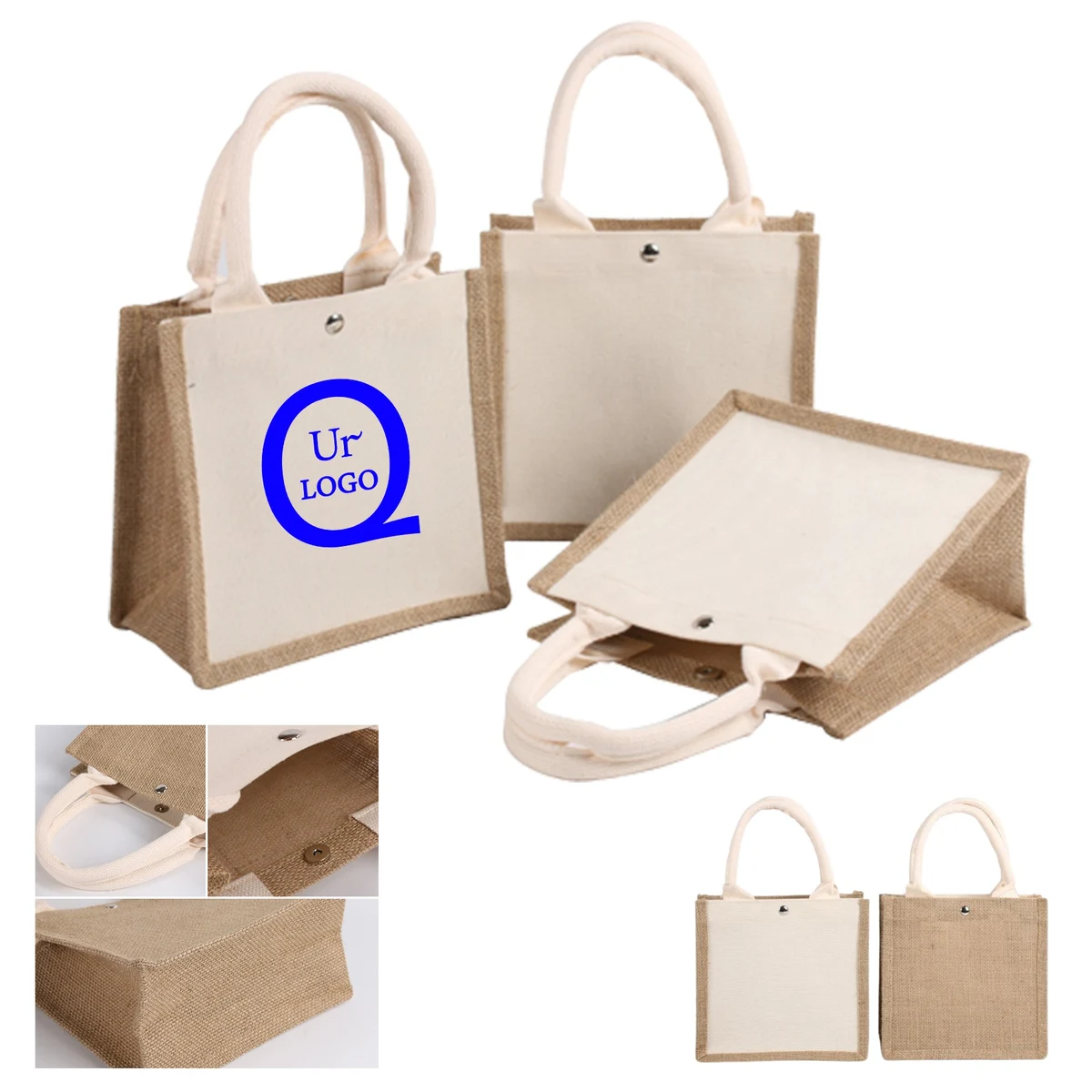 Waterproof Jute Tote Bag 1