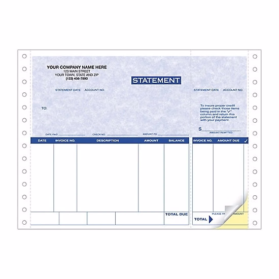 Parchment Continuous Statement