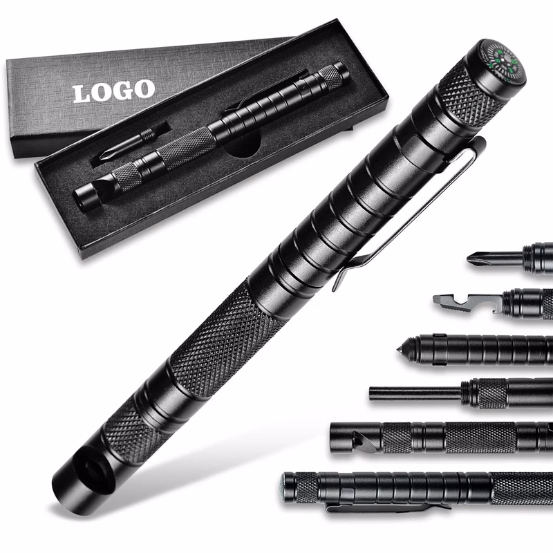 Multi-function Outdoor Tactical Pen MOQ 50PCS