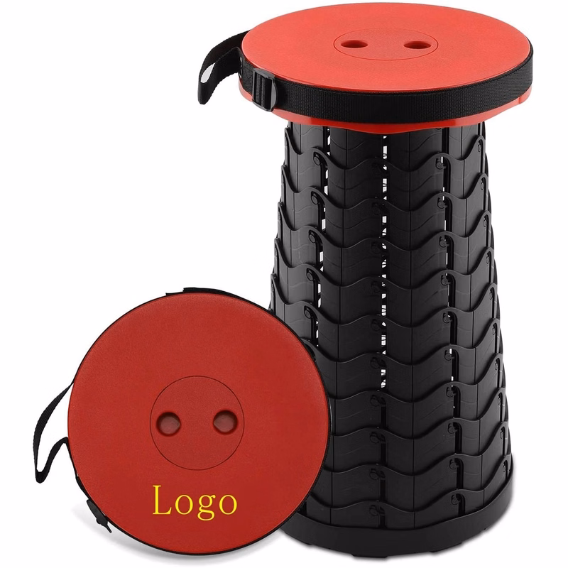 Portable Telescoping Folding Camping Stool Seat