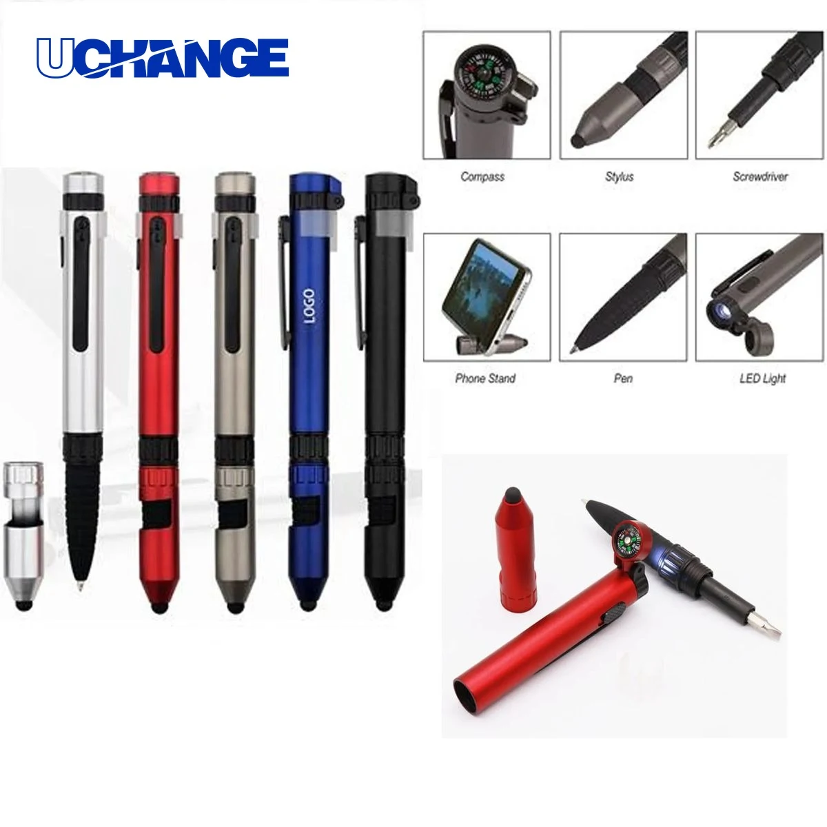 6 in 1 Multitool Ballpoint Pen for Gadgets 1