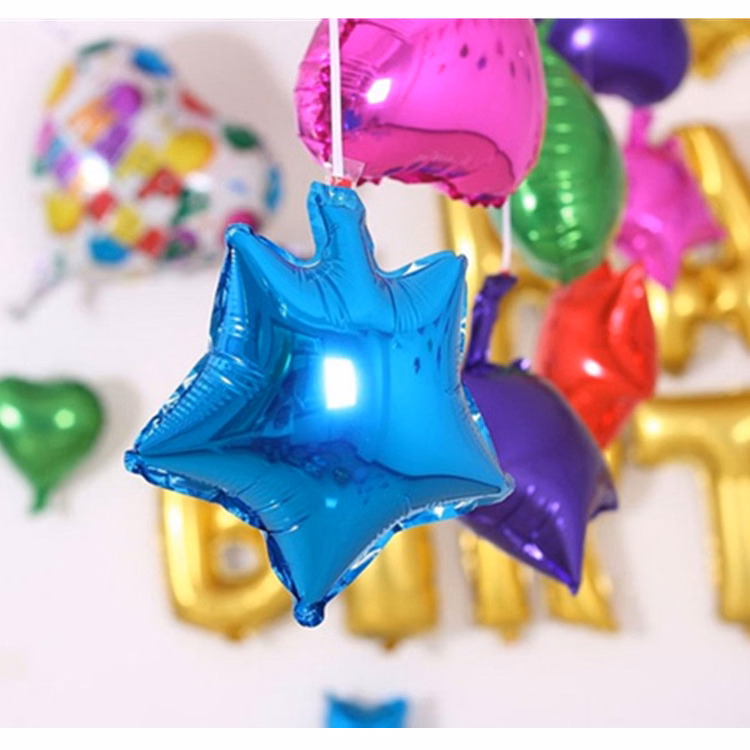 18 inch pentagonal aluminum film balloon
