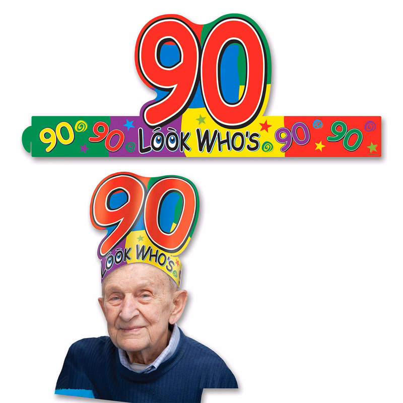Look Who's "90" Headband