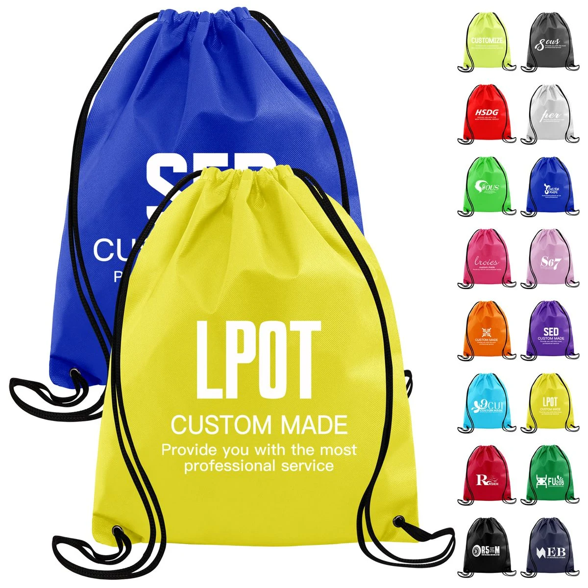 Sports Drawstring Backpack Bags 1