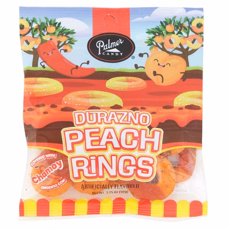 Palmer Durazno Chamoy Peach Rings