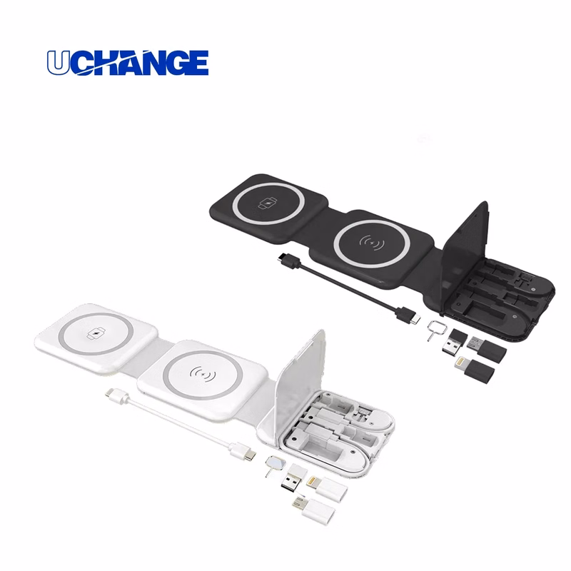 Foldable 3-in-1 Wireless Charging Pad & Stand