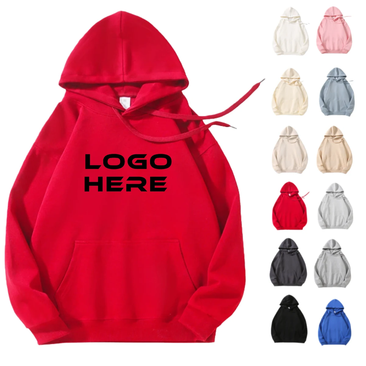 Custom Unisex 260g Cotton Hoodies, custom hoodie or sweatshirt with logo imprint 1