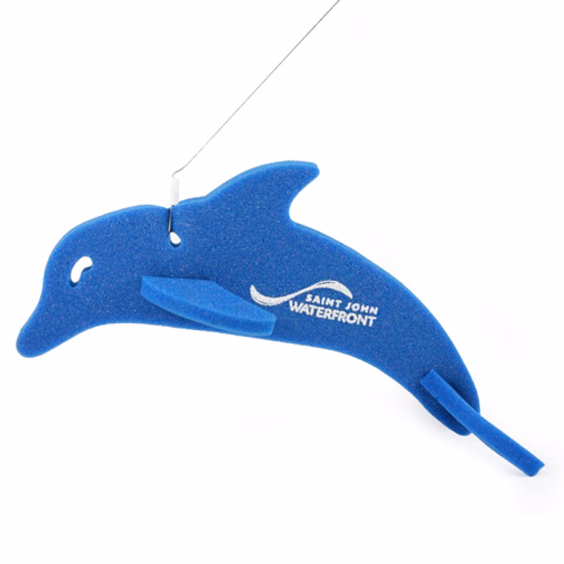 Dolphin on a leash