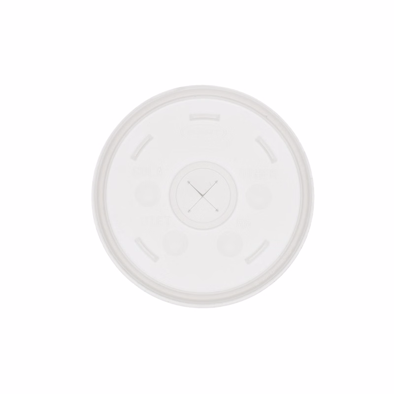 12 oz Foam Cup Straw Slot Lid Frosted