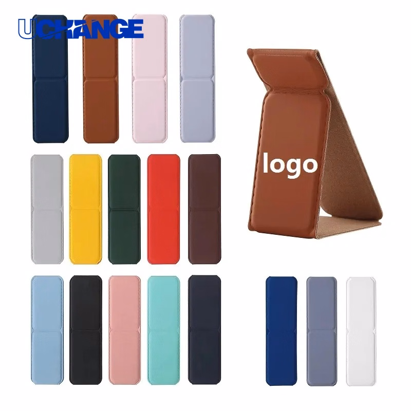 PU Leather Foldable Phone Stand for Office