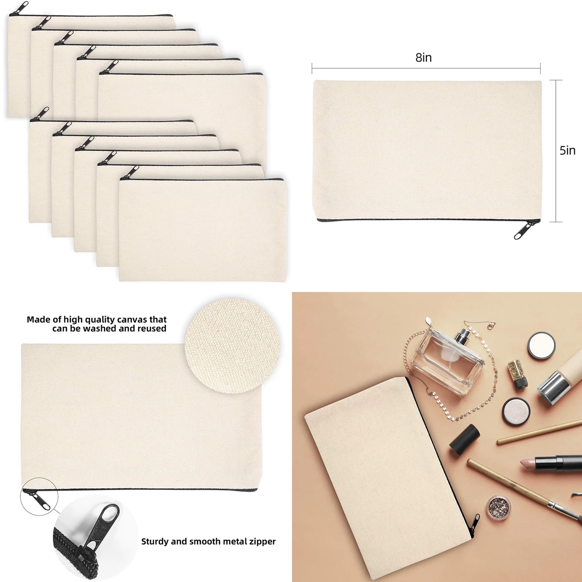 Craft Bag Canvas Pencil Case 1