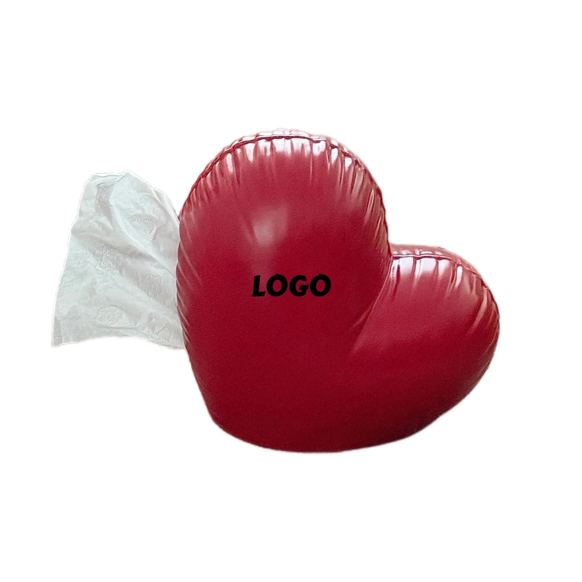 Heart Shape Ceramic Tissue Box Holder 1