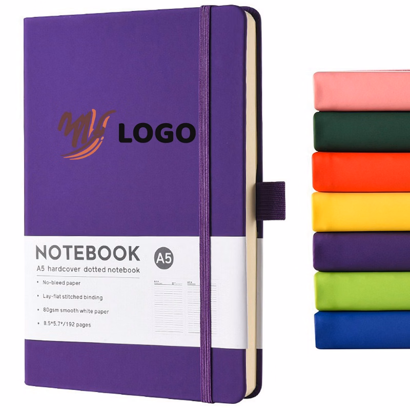 A5 PU Leather Notebook With Tie
