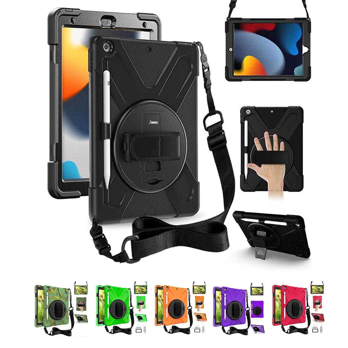 iPad case 10.2 inch silicone PC full cover 1