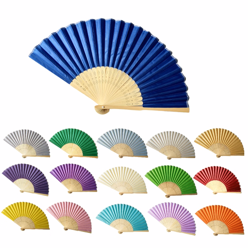Hand Held Folding Silk Fan
