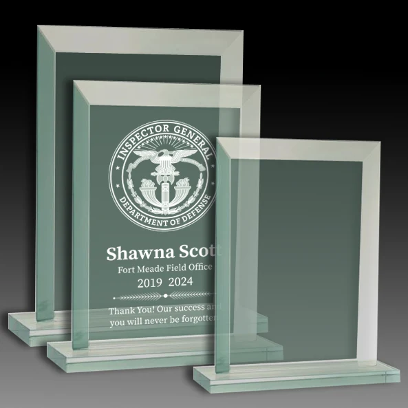 Jade Rectangle Glass Award 1
