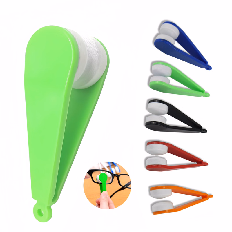 Dual-Sided Portable Lens Cleaner for Effortless Glasses Care