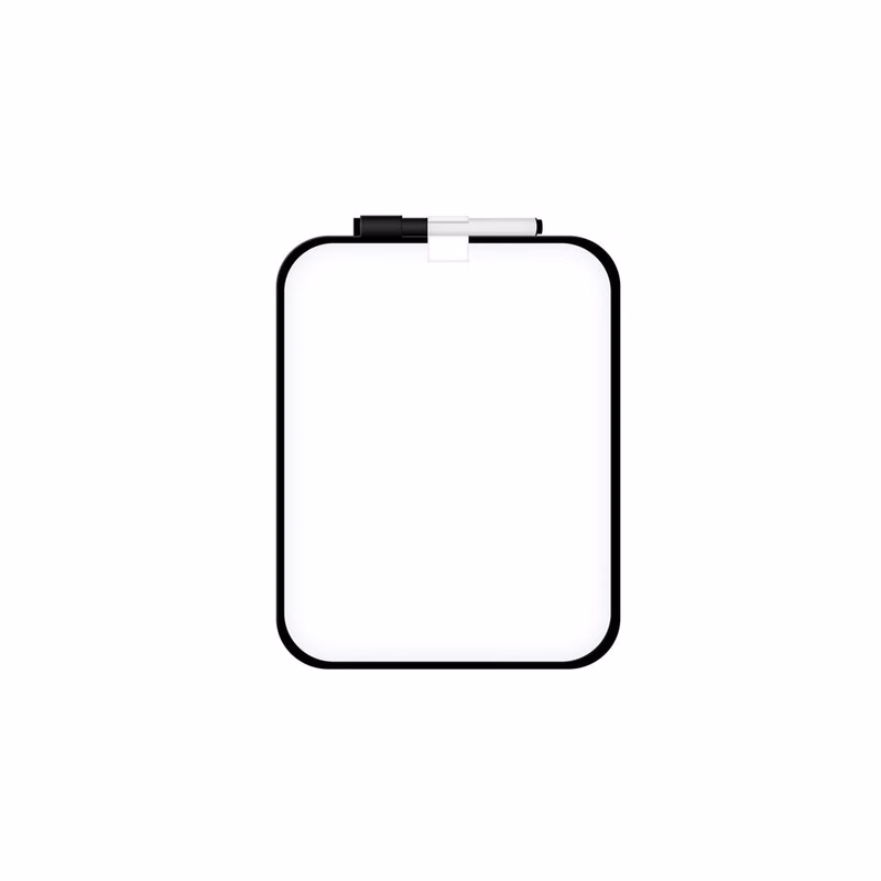 Dry Erase Board with Marker/Eraser - 8" x 10"