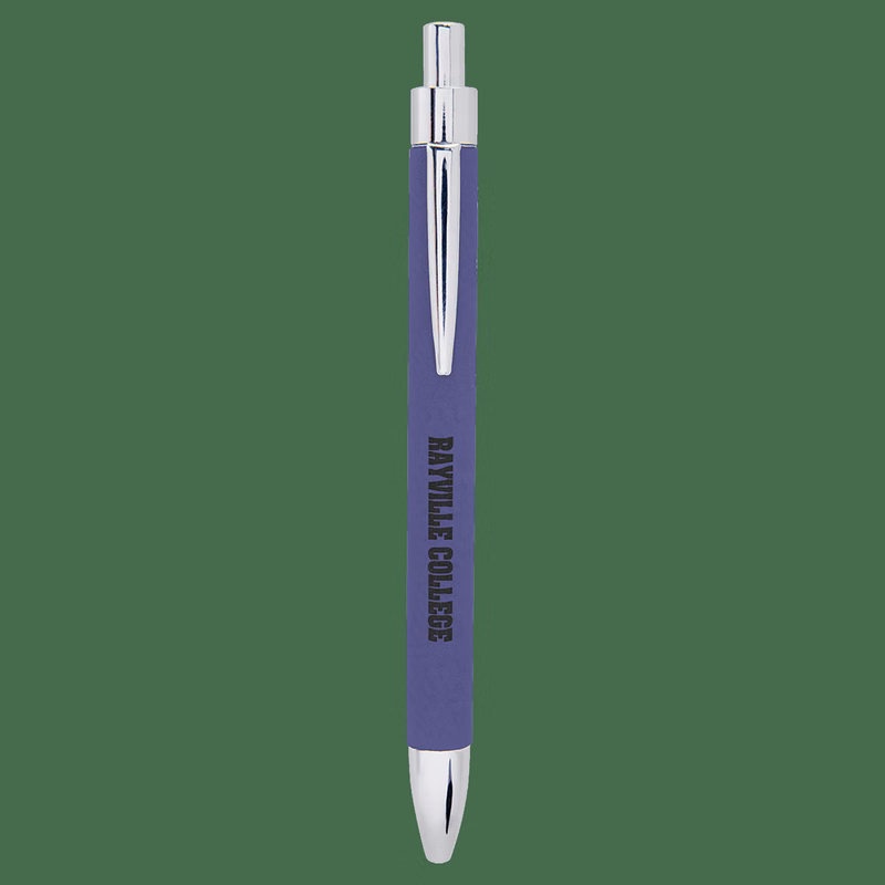 Purple Leatherette Pen