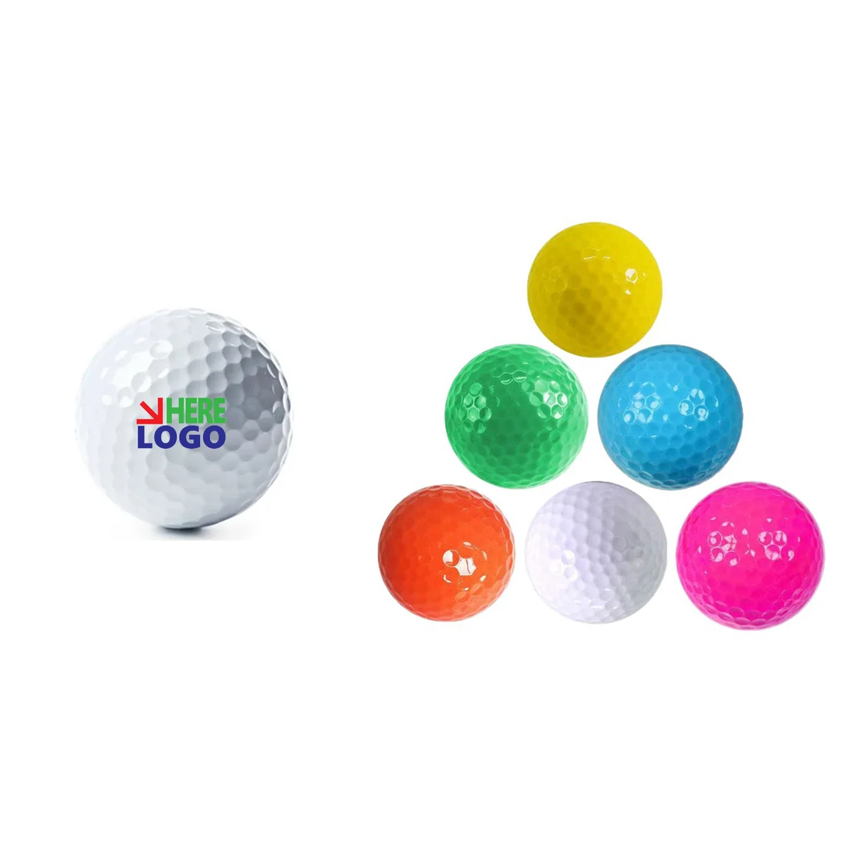 Custom Logo Golf Balls for Swing Training 1