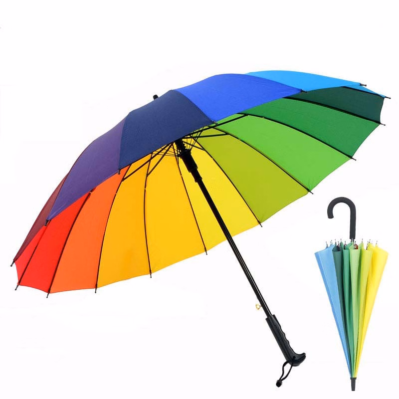 Polyester Rainbow Umbrella29 1/2 " L