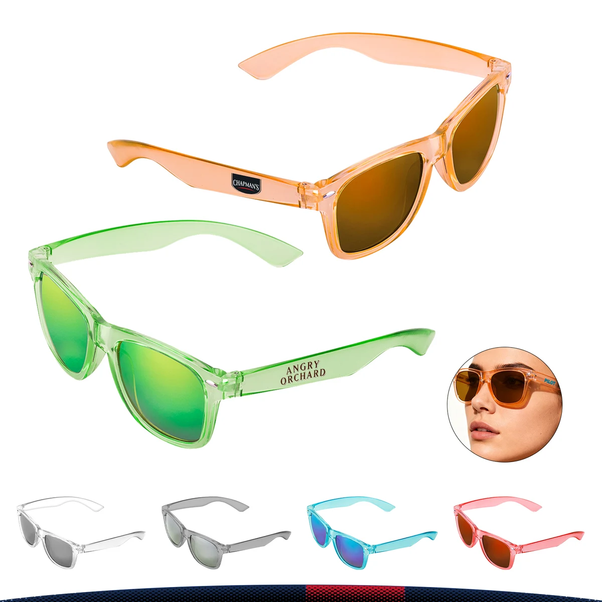 Beloire Mirrored Tonal Sunglasses 1