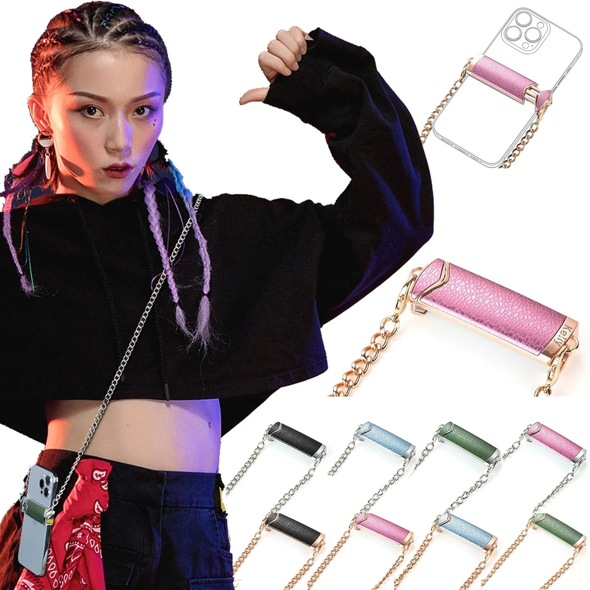 Crossbody Chain Mobile Phone Lanyard 1