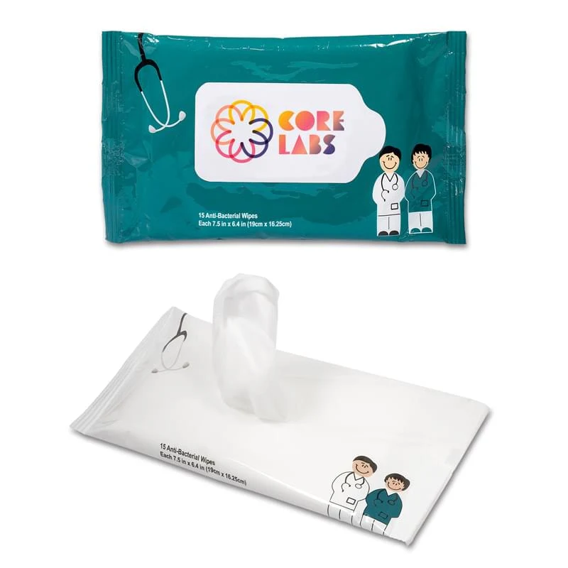 Pouche Wipes - Antibacterial 1