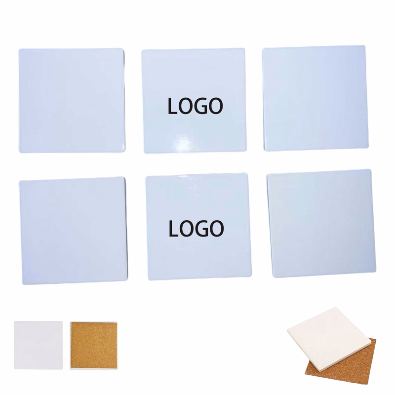 Blank Smooth Ceramic Coffee Coaster