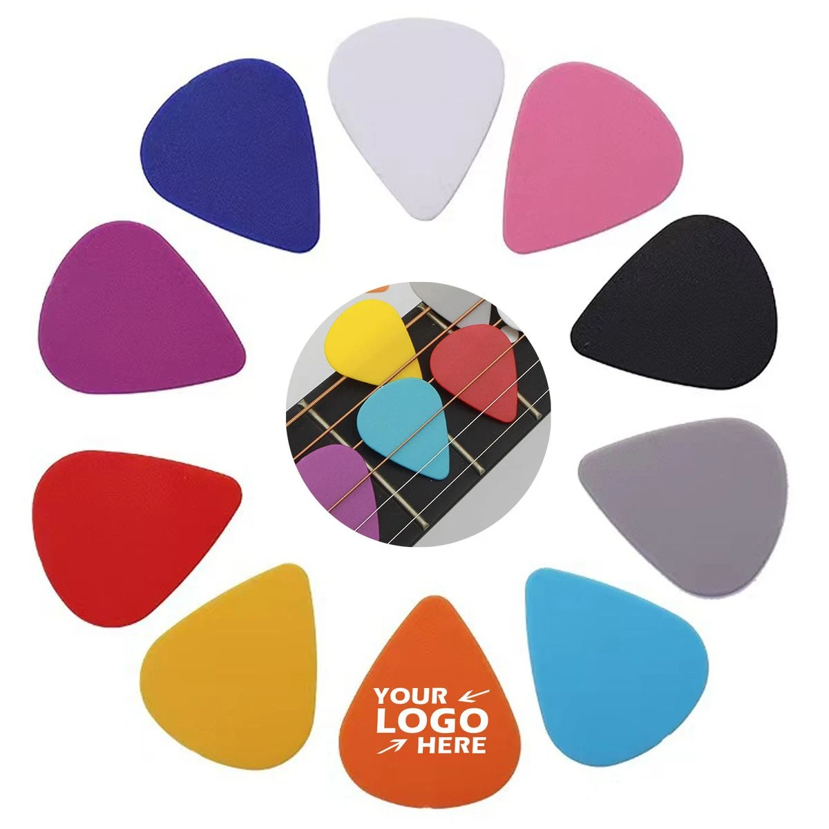 Custom Precision-Grip 1mm Guitar Plectrums 1