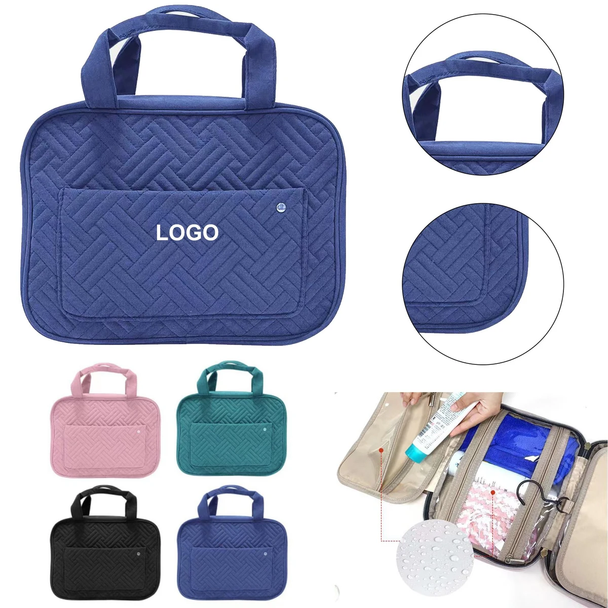High Capacity Foldable Toiletry Bag 1