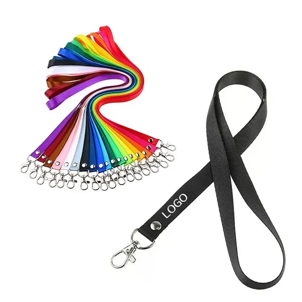 Metal Clip ID Badge Lanyard 1