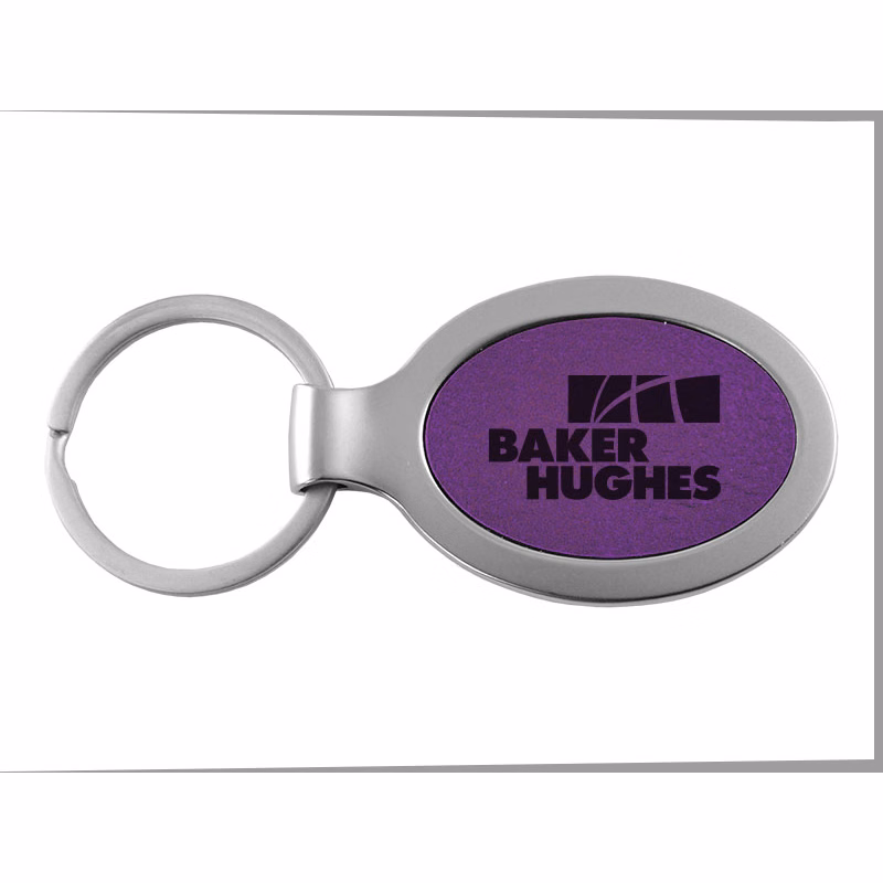 Ultra-Suede Oval Key Chain