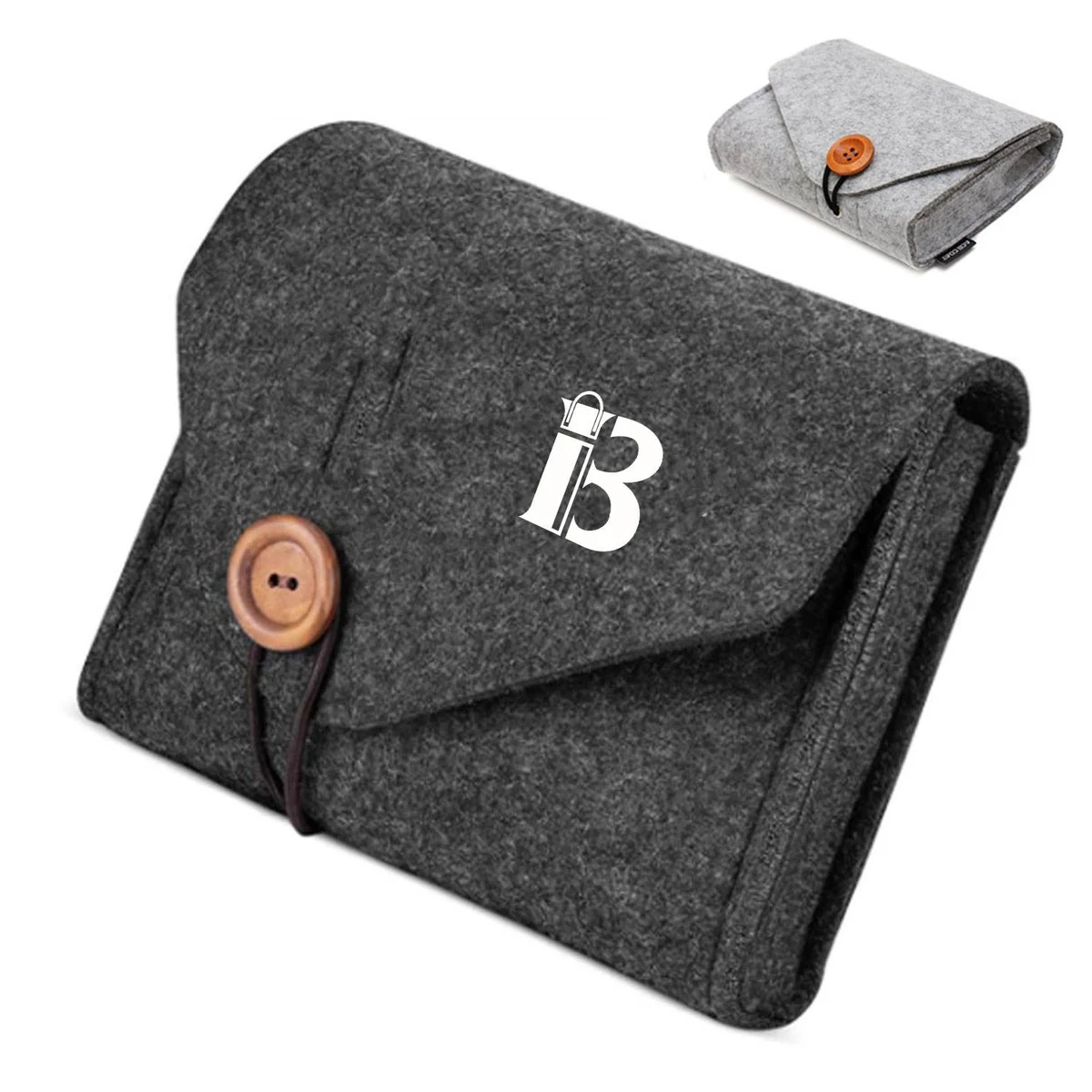 Portable Felt Power Adapter Storage BagProtective Case 1