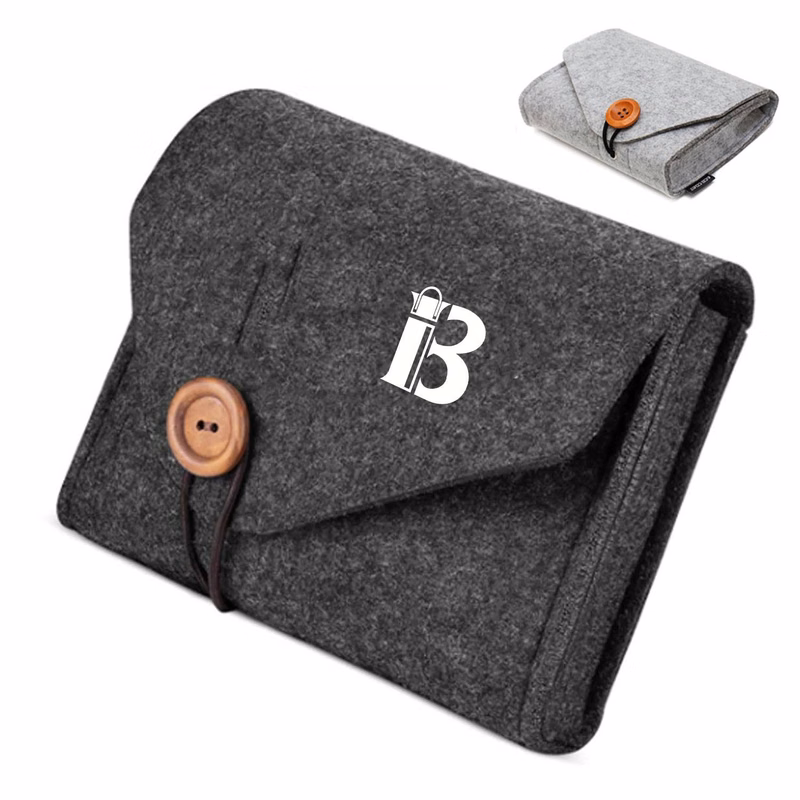Portable Felt Power Adapter Storage BagProtective Case