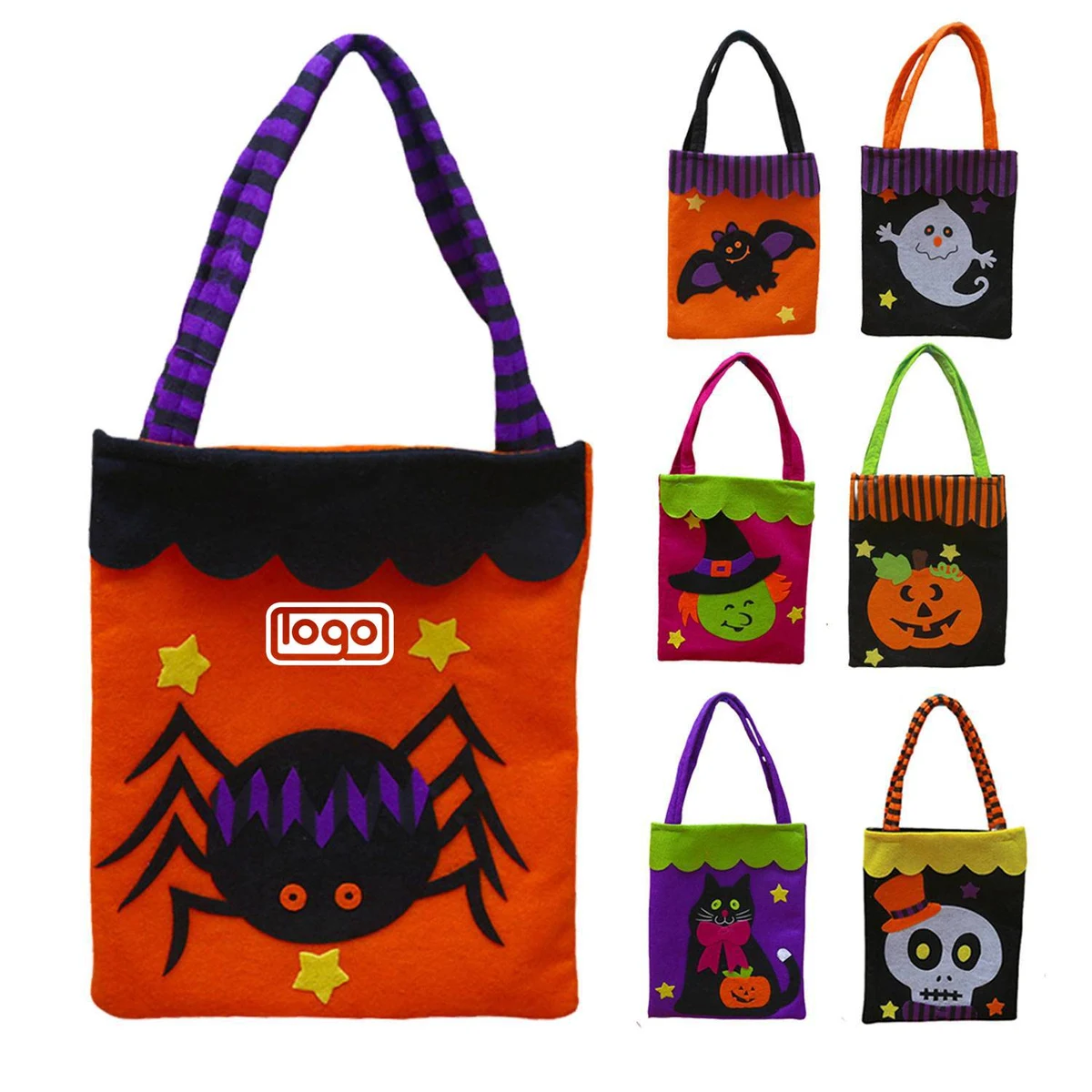 Halloween Bat Children's Gift Handheld Non Woven Bag 1
