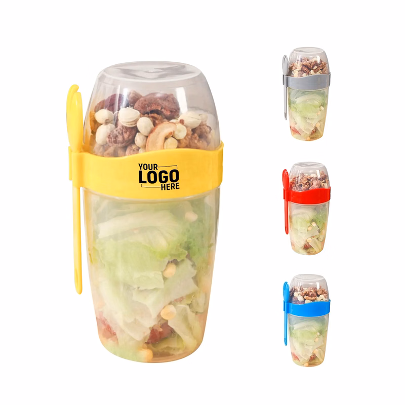 Breakfast Fruit Salad Cup with Fork