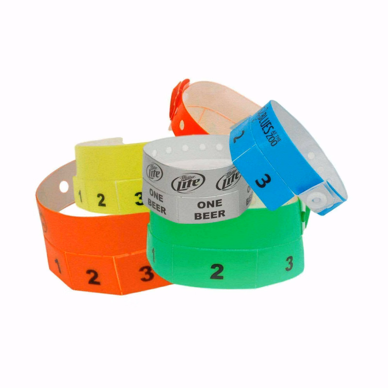 Custom Multi Tabs Vinyl Wristbands