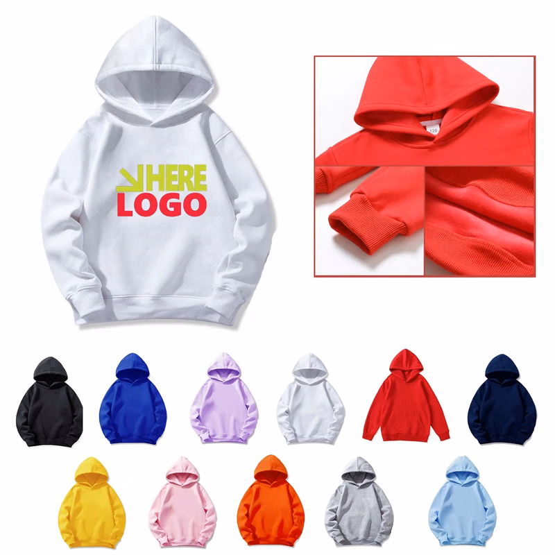 Child Long Sleeve Kangaroo Pocket Pullovers Toddler Top