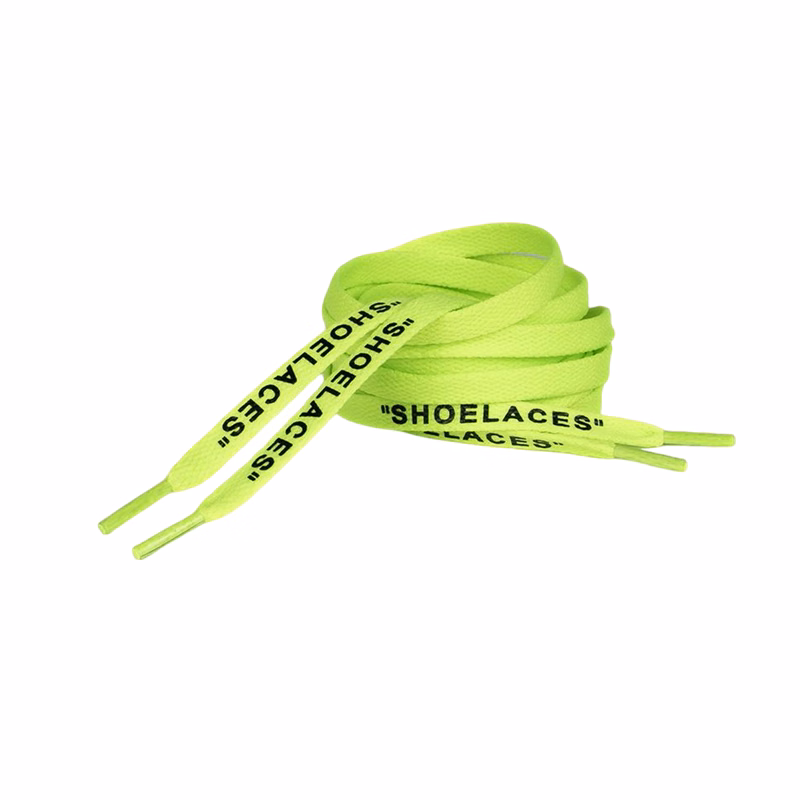 Polyester Cotton Shoelace Pair 63" Length 0.39" Width