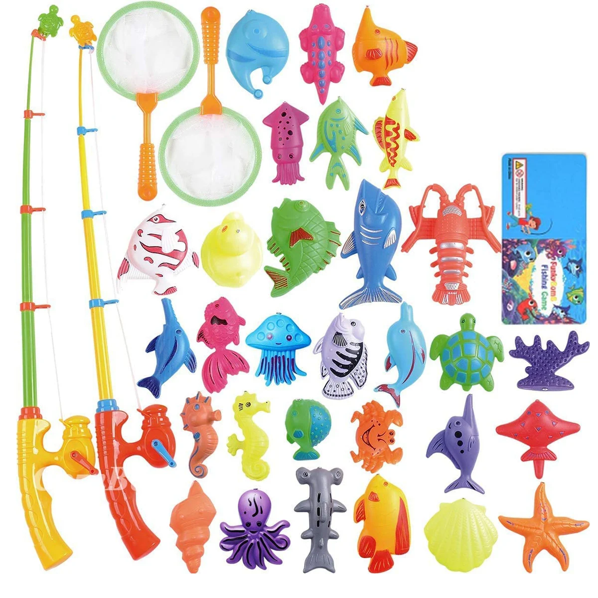 Kids Magnetic Fishing Pool Toys Game Sets 1