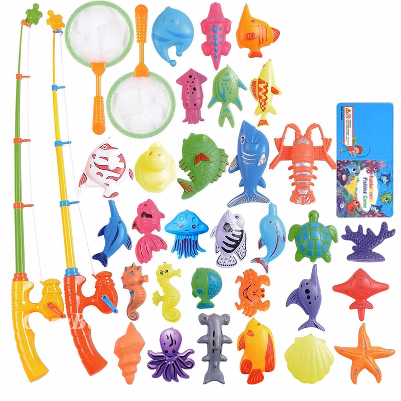 Kids Magnetic Fishing Pool Toys Game Sets