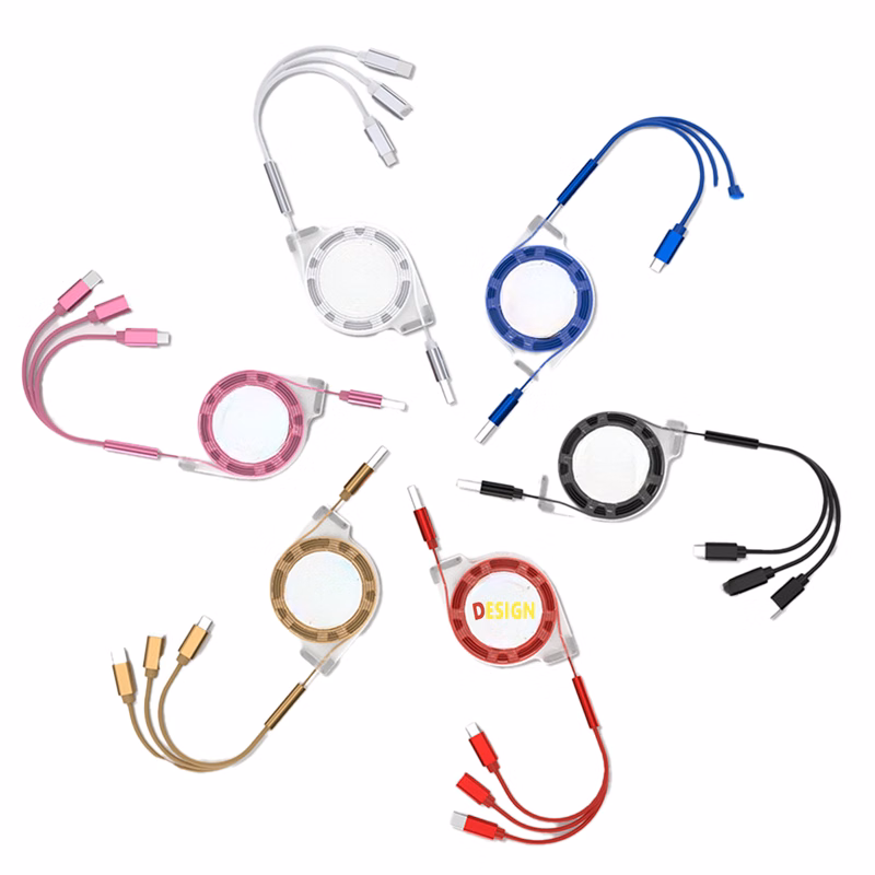 Aluminum Alloy Three-In-One Data Cable