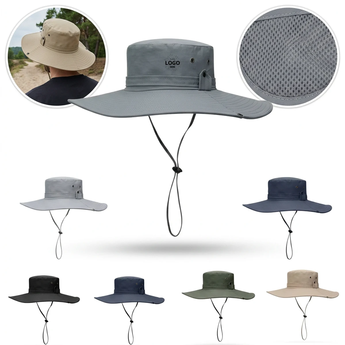 Breathable Outdoor Fishing Bucket Hat 1