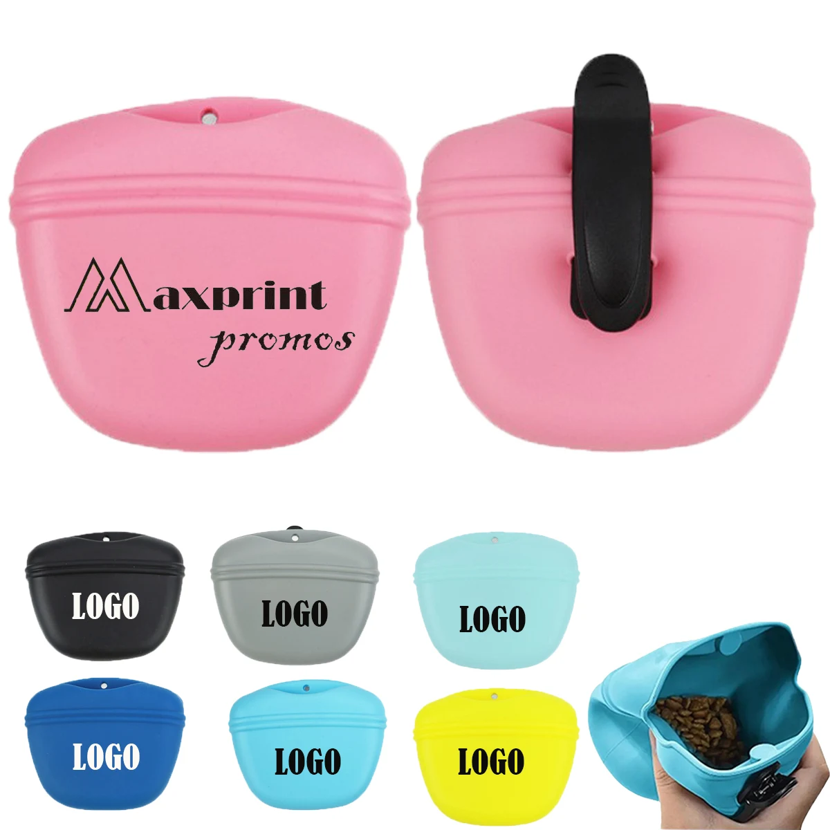 Custom Silicone Treat Pouch for Pets 1