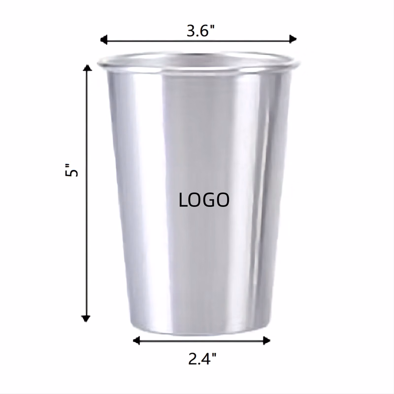 17 1/2 Ounce Stainless Pint Drinking Cup